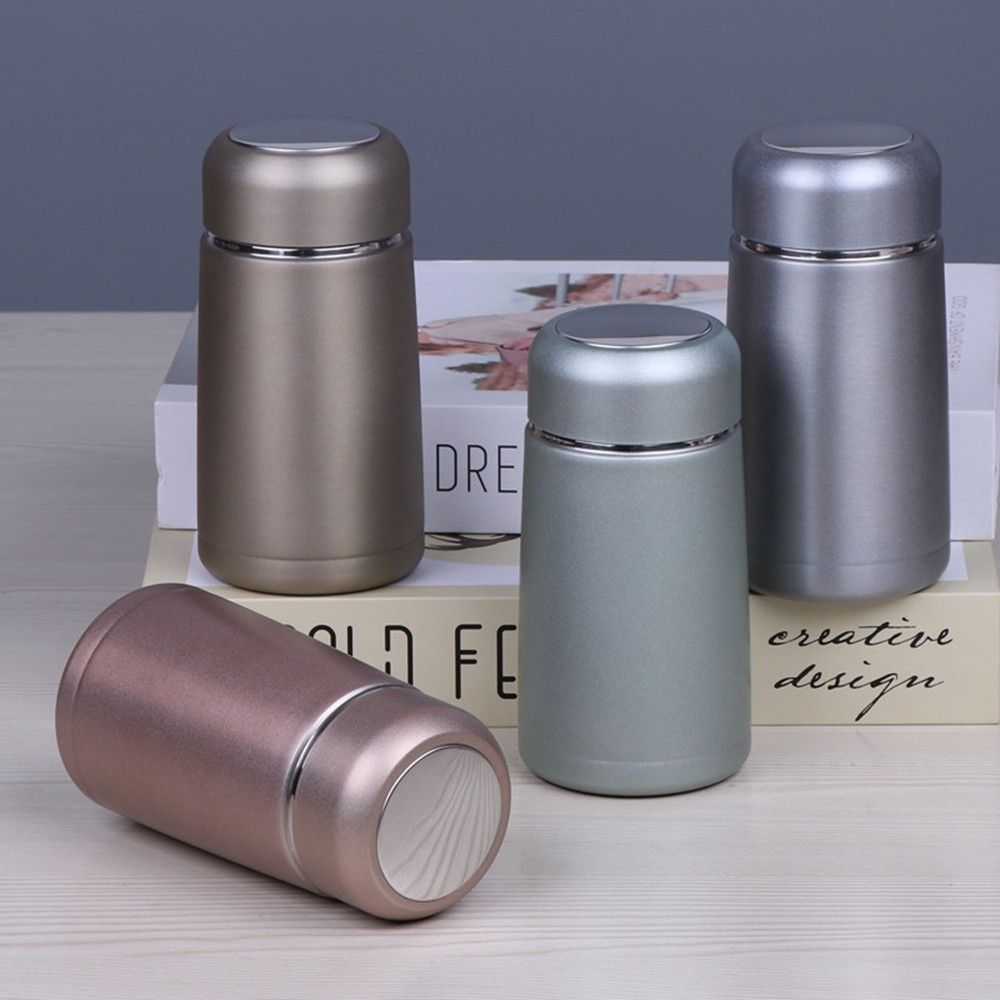 11.83oz Mini Cute Coffee Vacuum Flasks Stainless Steel Travel Drink Water Bottle Thermoses Cups and Mugs