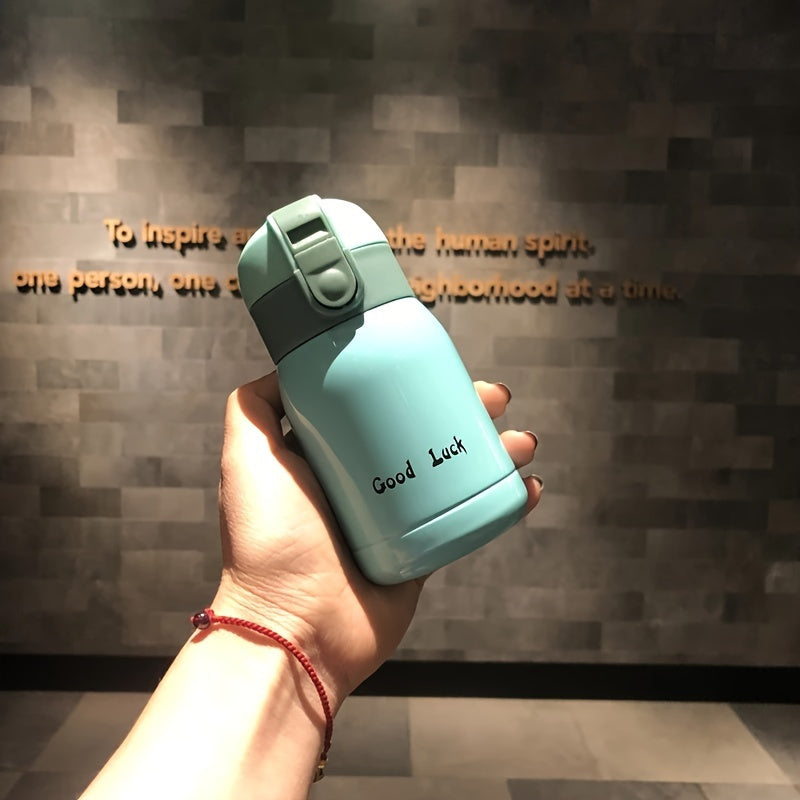 1pc Durable Insulated Vacuum Flask - Compact, Leak-Proof, Stylish, Stainless Steel Construction - Perfect for Hot and Cold Drinks on-the-go