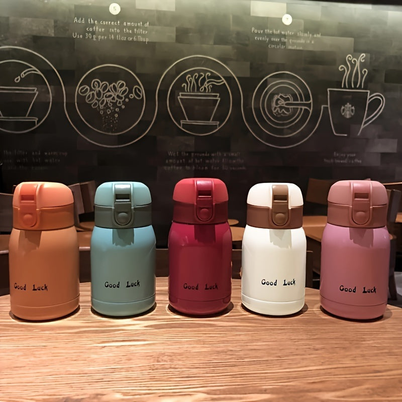 1pc Durable Insulated Vacuum Flask - Compact, Leak-Proof, Stylish, Stainless Steel Construction - Perfect for Hot and Cold Drinks on-the-go