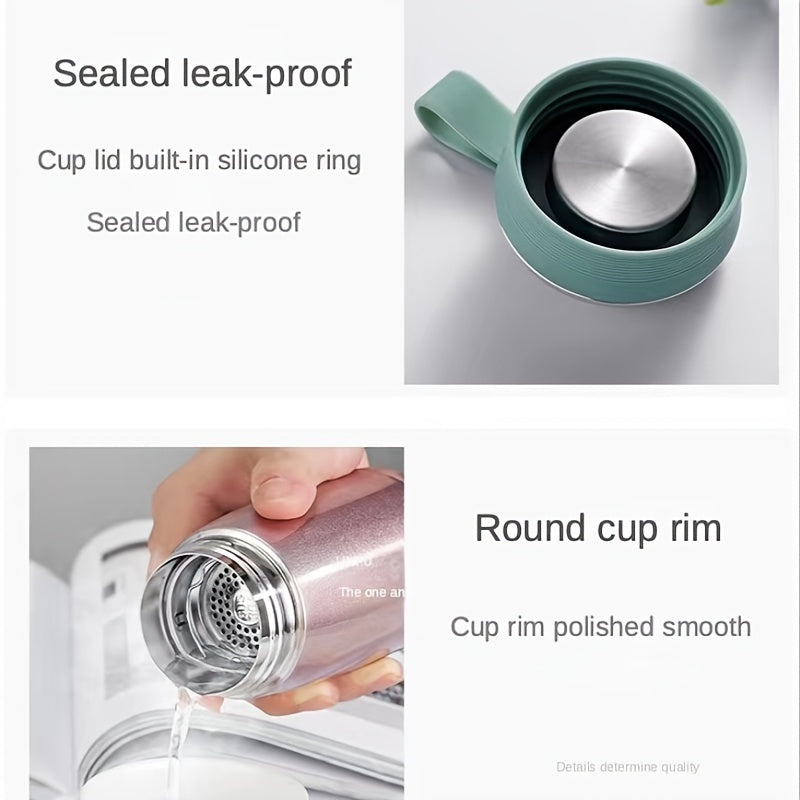 1pc Vacuum Flask Insulation Vacuum Bottle Small Travel Bottle Cute 304 Stainless Steel Student Ladies Tea Coffee Water Bottle Cup
