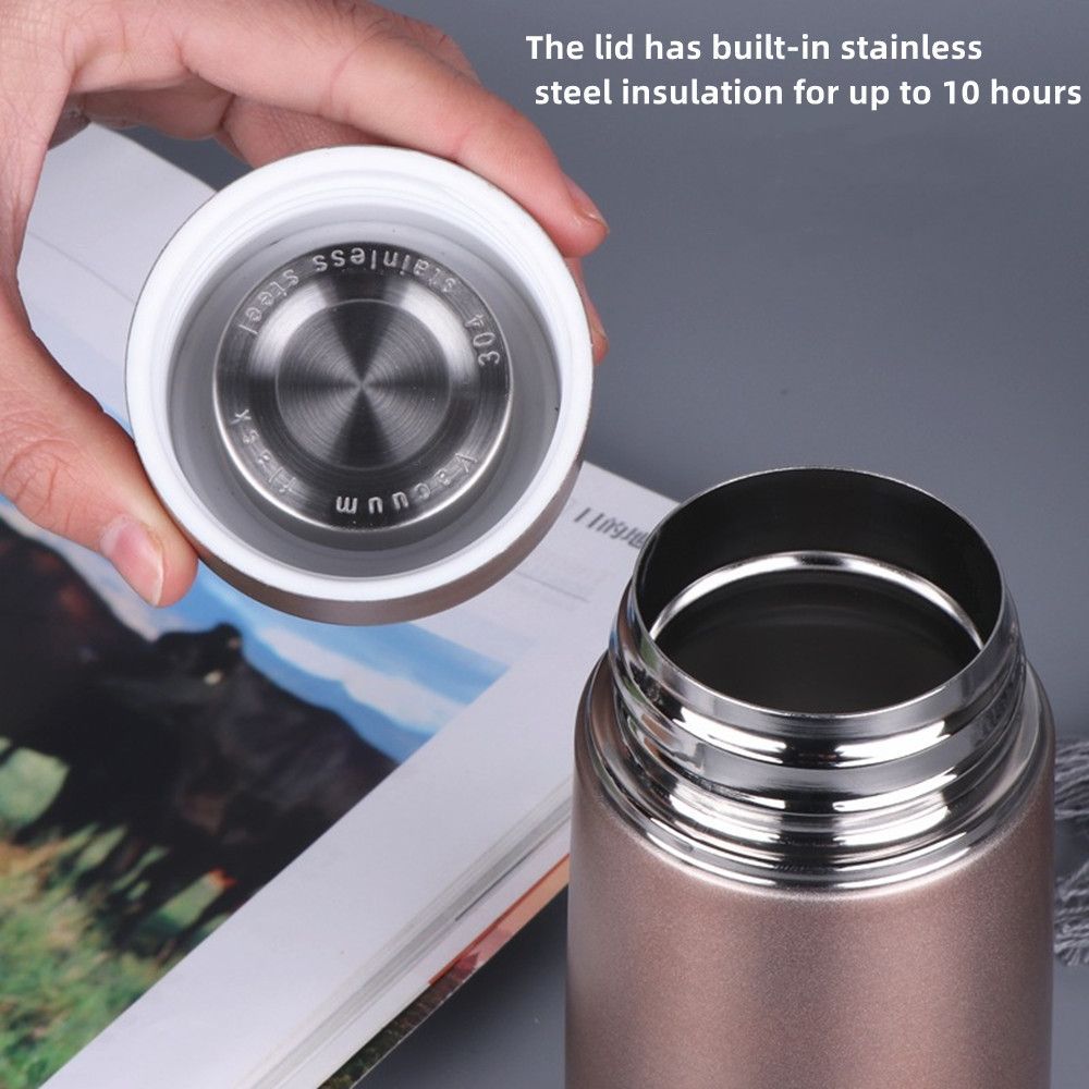 11.83oz Mini Cute Coffee Vacuum Flasks Stainless Steel Travel Drink Water Bottle Thermoses Cups and Mugs