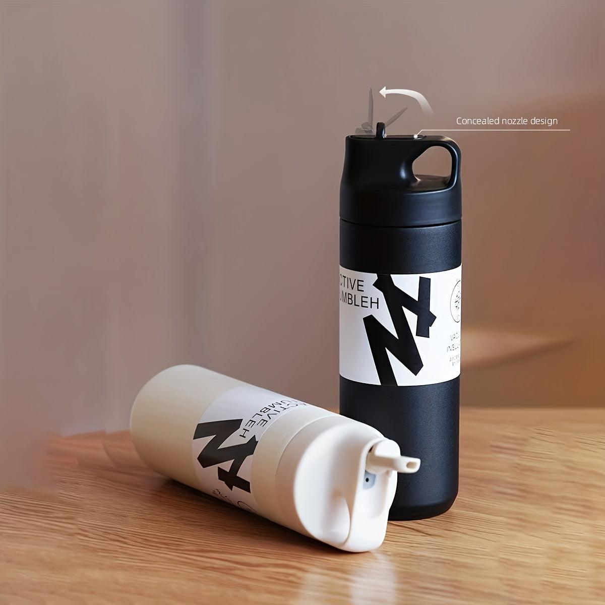 Stainless Steel Vacuum Insulated Flask with Straw - Leakproof, Reusable, Perfect for Outdoor & Everyday Use - Ideal Christmas Gift