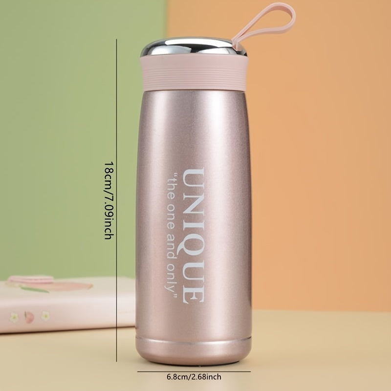 1pc Vacuum Flask Insulation Vacuum Bottle Small Travel Bottle Cute 304 Stainless Steel Student Ladies Tea Coffee Water Bottle Cup