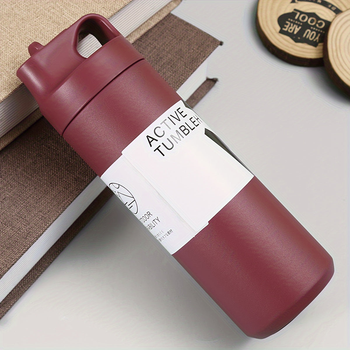 Stainless Steel Vacuum Insulated Flask with Straw - Leakproof, Reusable, Perfect for Outdoor & Everyday Use - Ideal Christmas Gift