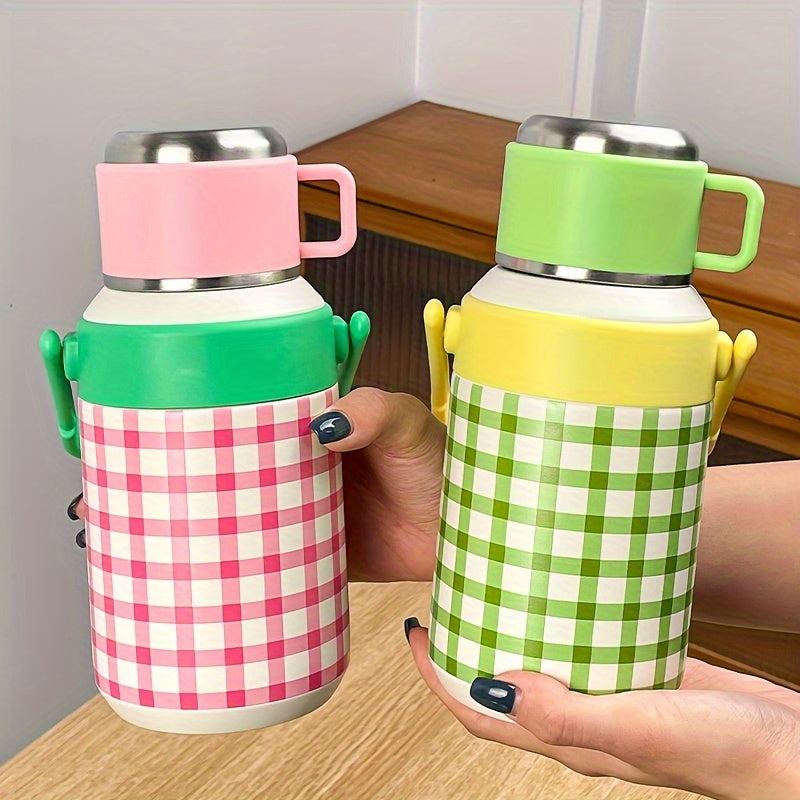 1pc Stainless Steel Insulated Beverage Bottle 800ML Large Capacity - Space-Themed Portable Drink Flask for Outdoor Travel, Picnic, Camping, Hiking - Multipurpose, No Electricity Needed, Ideal for Christmas, Halloween, Easter, Hanukkah