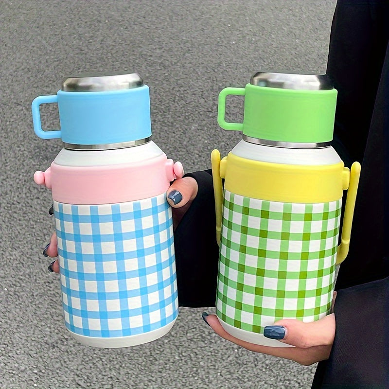 1pc Stainless Steel Insulated Beverage Bottle 800ML Large Capacity - Space-Themed Portable Drink Flask for Outdoor Travel, Picnic, Camping, Hiking - Multipurpose, No Electricity Needed, Ideal for Christmas, Halloween, Easter, Hanukkah