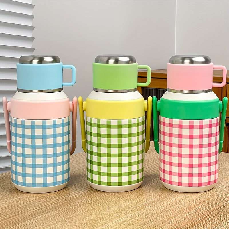 1pc Stainless Steel Insulated Beverage Bottle 800ML Large Capacity - Space-Themed Portable Drink Flask for Outdoor Travel, Picnic, Camping, Hiking - Multipurpose, No Electricity Needed, Ideal for Christmas, Halloween, Easter, Hanukkah