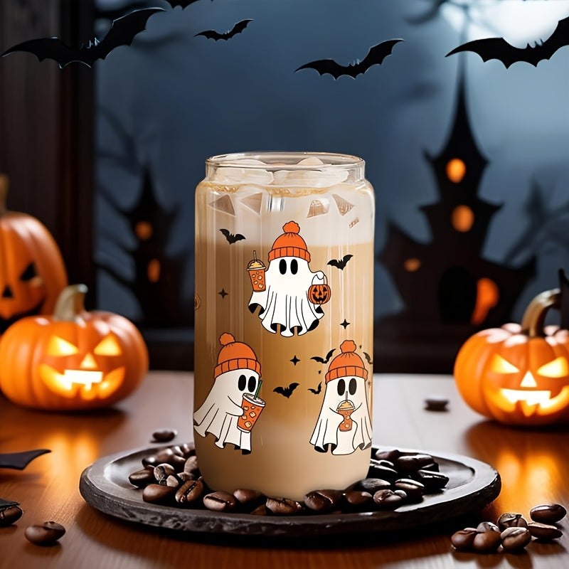 1\u002F2pcs 16oz Cup, Cute Halloween Cup - Halloween Birthday Gifts, Boo Basket Stuffers for Women