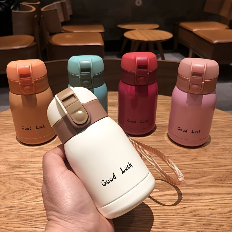 1pc Durable Insulated Vacuum Flask - Compact, Leak-Proof, Stylish, Stainless Steel Construction - Perfect for Hot and Cold Drinks on-the-go