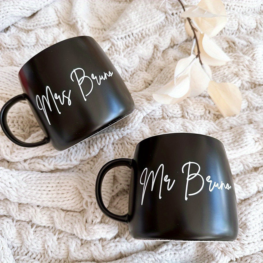 Customizable Ceramic Mug Customizable Ceramic Coffee Mug, Insulated & Reusable | Personalized with Name, Perfect for Thanksgiving, Bride & Bachelorette, Holiday & Birthday Gifts, Hand Wash Only, Kitchen & Dining Decor