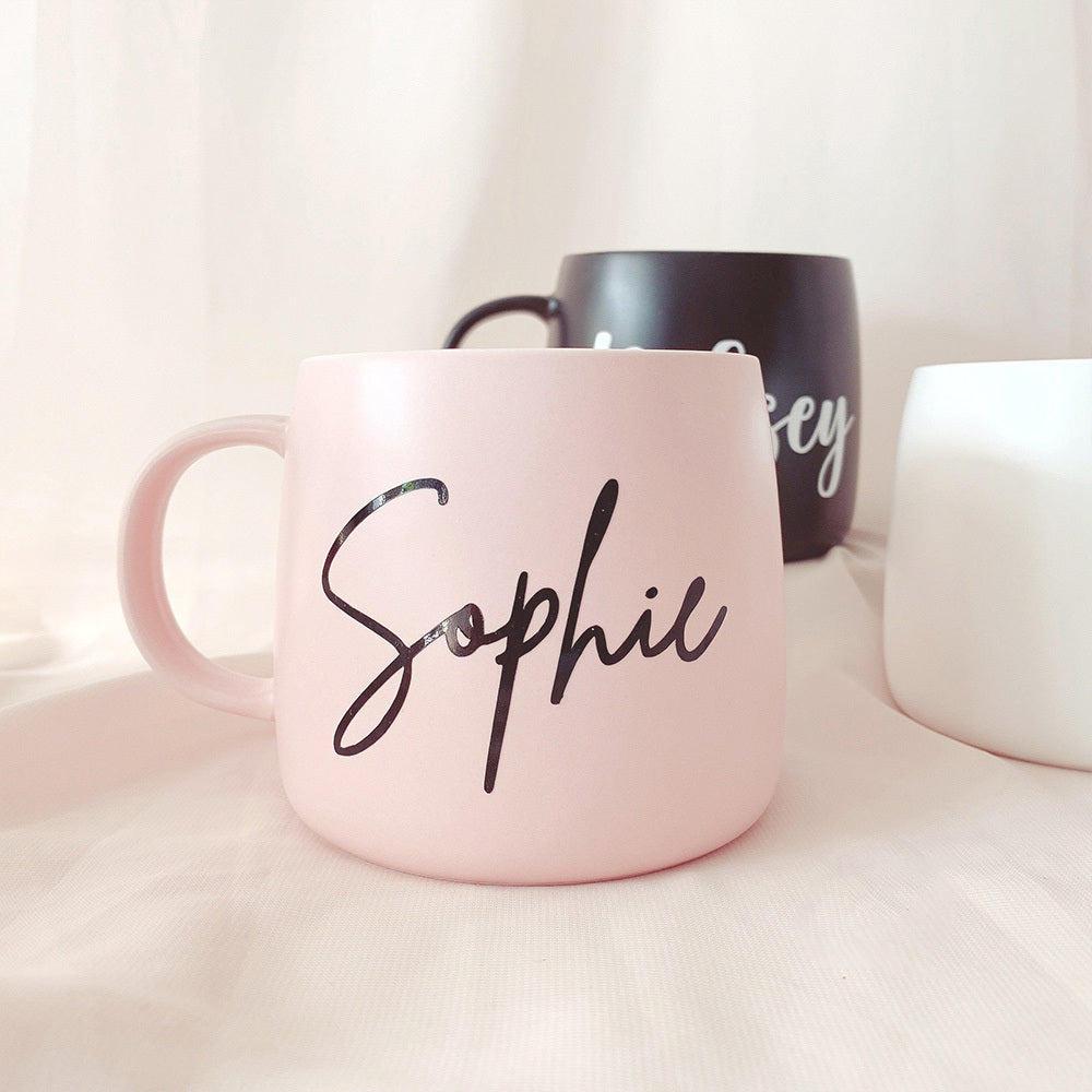 Customizable Ceramic Mug Customizable Ceramic Coffee Mug, Insulated & Reusable | Personalized with Name, Perfect for Thanksgiving, Bride & Bachelorette, Holiday & Birthday Gifts, Hand Wash Only, Kitchen & Dining Decor