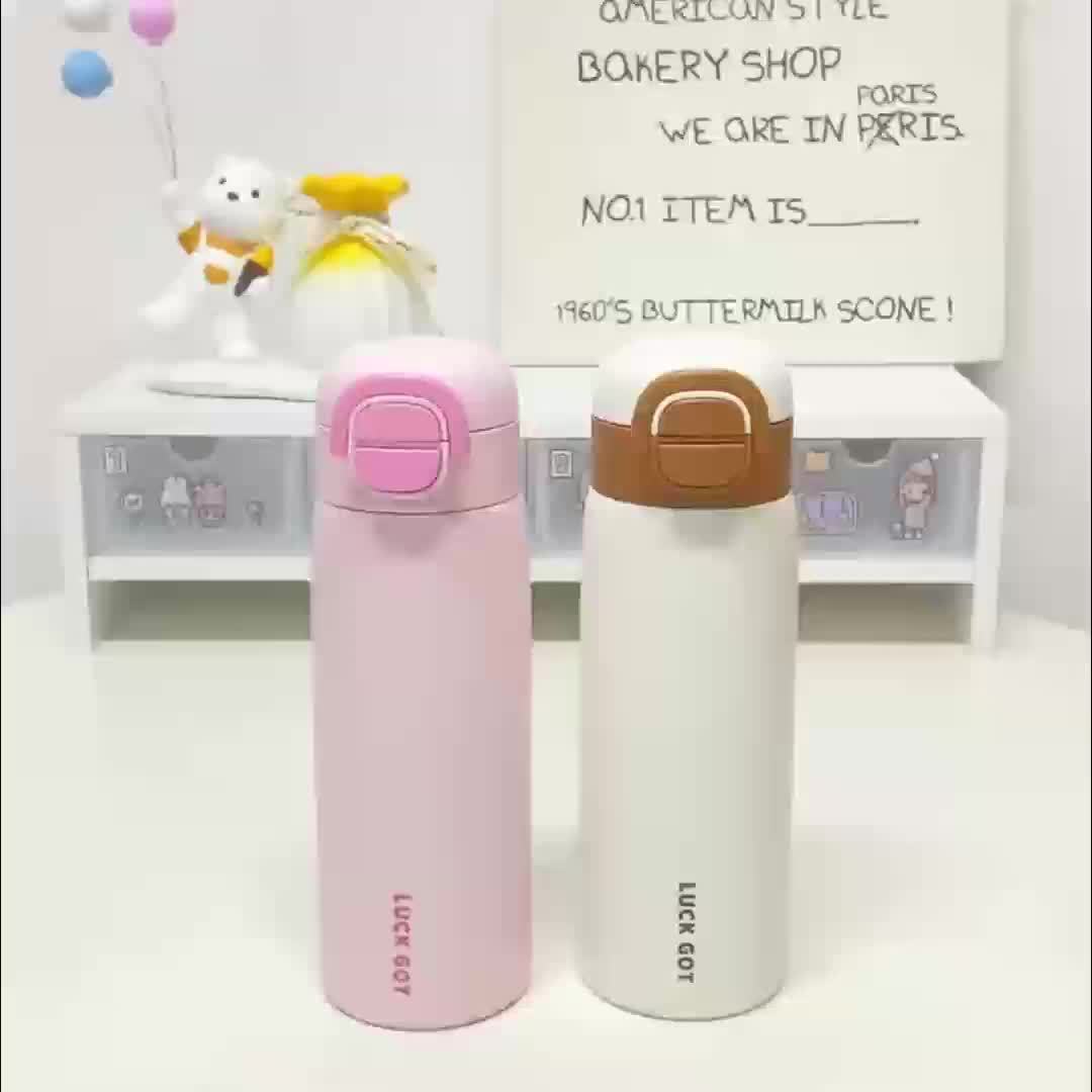 17oz (approx. 500ml) insulated flask Stainless steel hot coffee travel mug Double beverage lid with flip-top lid for hot and cold drinks